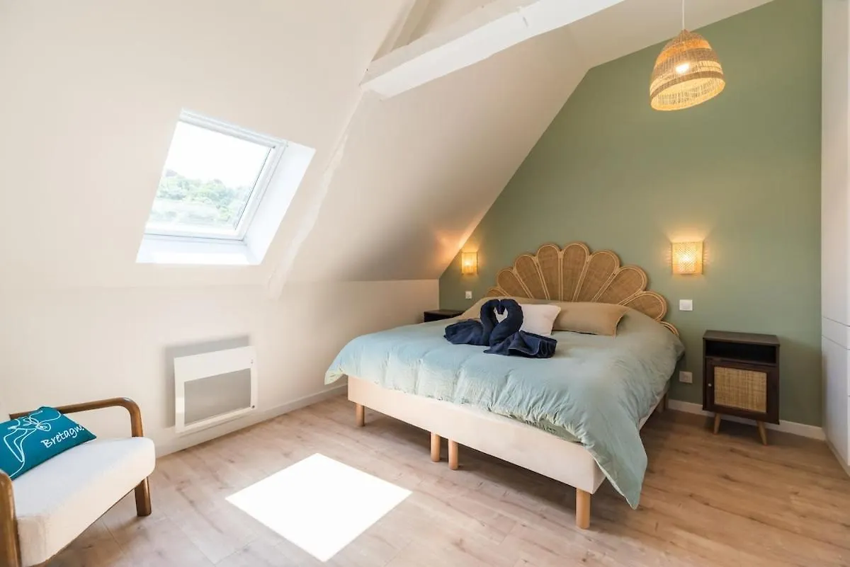 Charmante Maison Neuve Avec Terrasse Port Du Legue Плерен 0*,  Франция